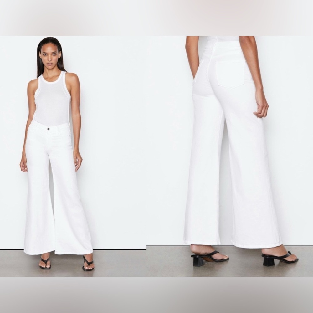 Frame | Le Palazzo Crop in White 26